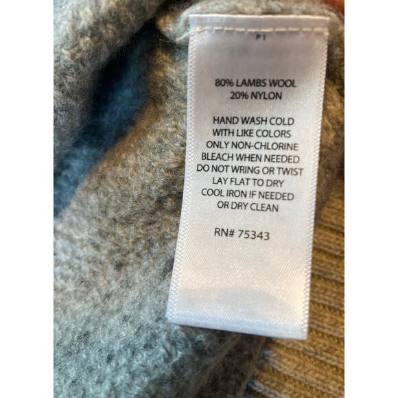 Cynthia Rowley Lambswool Sweater Dress Women’s S Gray Cowl Neck Long Sleeve Cozy - Picture 4 of 10